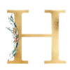 Monogramme H personnalisable