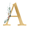 Monogramme A personnalisable
