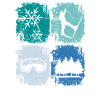 Skiers Skiing Winter Sports