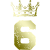6 Number crown