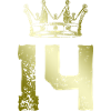 14 Couronne de numéros