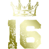 16 Zahl Krone