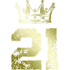 21 Number crown