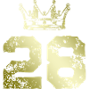 28 Number crown