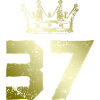 37 Number crown