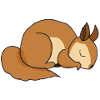 Sleeping Squirrel Gift Idea Pyjamas
