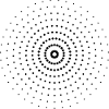 Blurry| Points | Black| gift idea