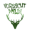 vorsicht wild,graffiti,grün,geweih,hirsch