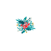letter F flowered