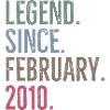 Legend Since February 2010