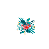 letter H flowered