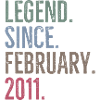 Legend Since February 2011