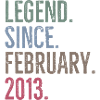Legend Since February 2013