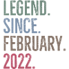 Legend Since February 2022