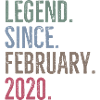 Legend Since February 2020