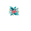 letter K flowered