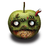 Zombie Apfel Fallobst