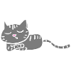 cat tired sleep night