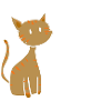 chat brun je t’aime