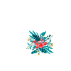 letter T flowered