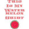 Watermelon Design Tropical Summer Fruits