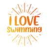 I love swimming