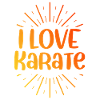 I love karate