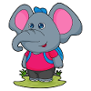 Elephant Student Backpack School