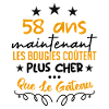 humour anniversaire 58 ans