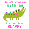Crocodile crocodile, funny saying, pun