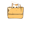 Introvertiertes Katzendesign für introvertierte