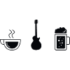 Coffee Beer Guitar - Gu
