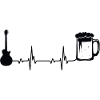 Beer Heartbeat Guitar - Gu