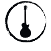 Grunge Circle Guitar - Gu