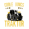 Coole Jungs fahren Traktor