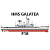 HMS GALATEA - LEANDER ORIG