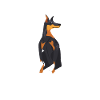 Doberman Mama Geschenk