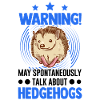 Warnung Igel Stacheligel