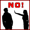 No to intrusive people