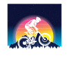 Vaporwave Downhill