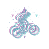 Vaporwave Space Downhill