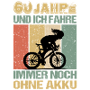 Geburtstag 60 Fahrradfahrerin Retro Frauen