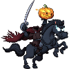 Cavalier effrayant d’Halloween