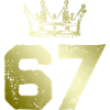 67 Number crown