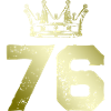 76 Number crown