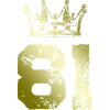 81 Number crown