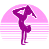Rhythmic Gymnastics Girl Gymnast
