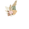 lettre F fleuris