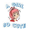 A girl so cute