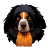 Bouvier bernois Halloween